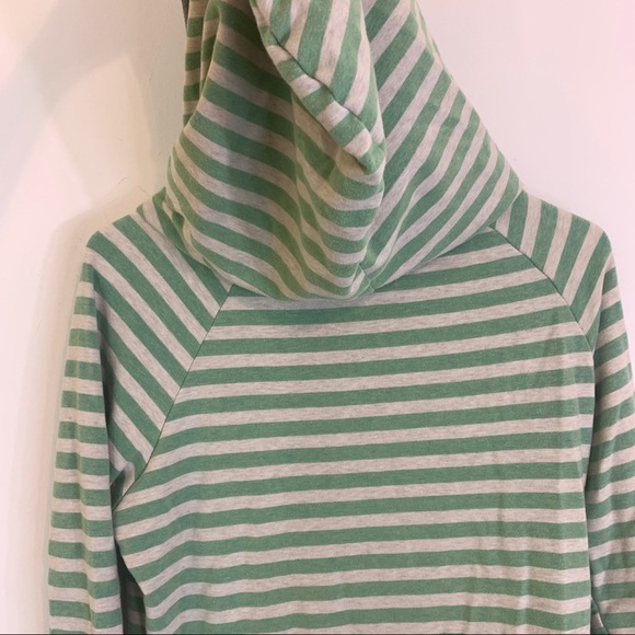 & Asymmetrical Zipper Double Hooded Sweatshirt - Picture 11 of 14
